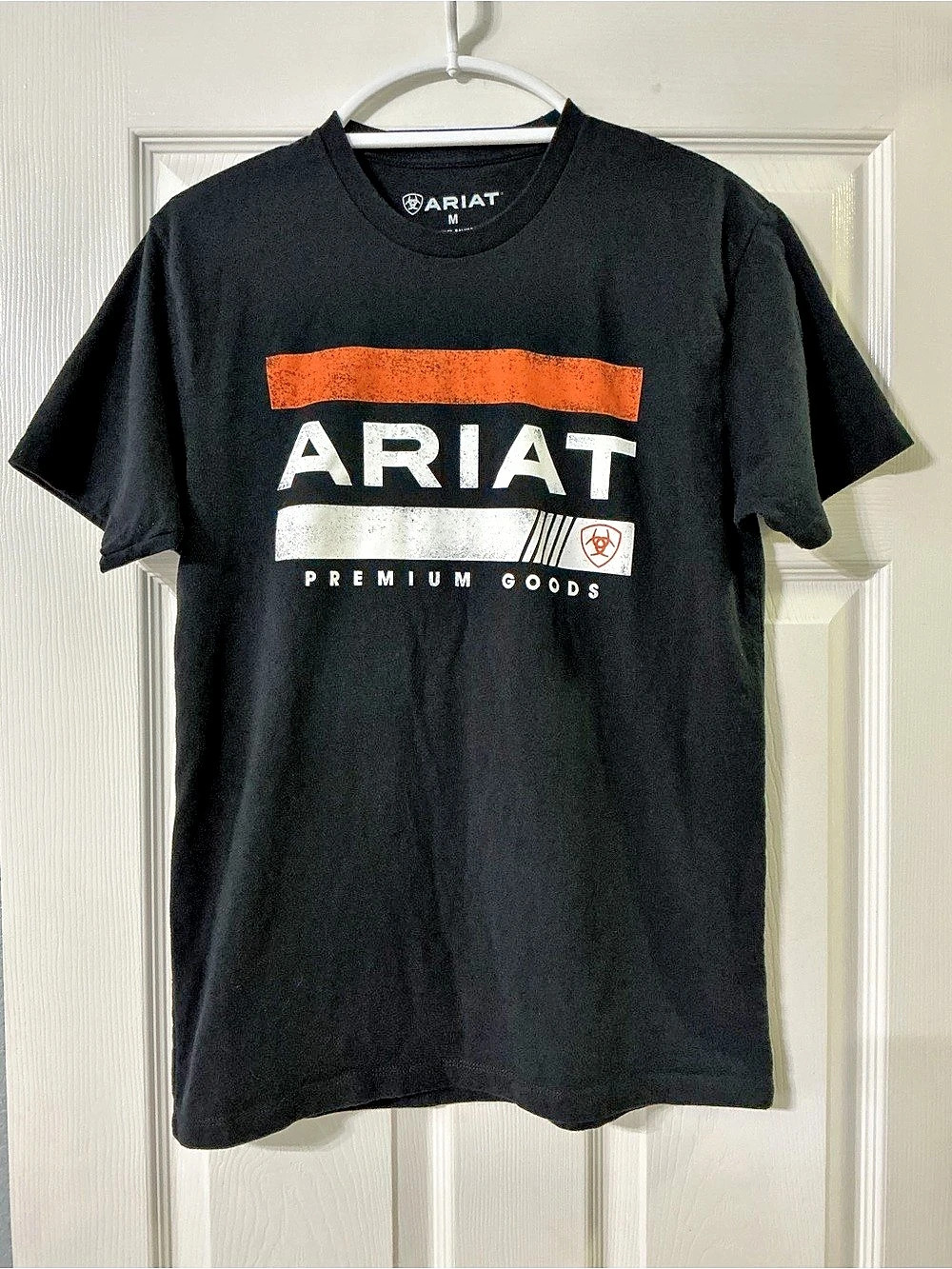 Ariat Graphic Short Sleeve Tee Black & Orange Medium